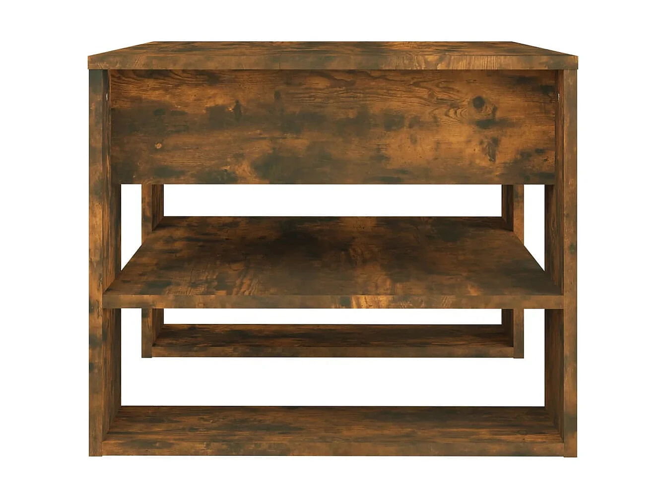 Couchtisch Beistelltisch Räuchereiche 55,5x55x45 cm Holzwerkstoff -MN46211