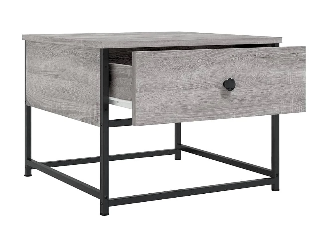 Couchtisch Beistelltisch Grau Sonoma 51x51x40 cm Holzwerkstoff -MN70346