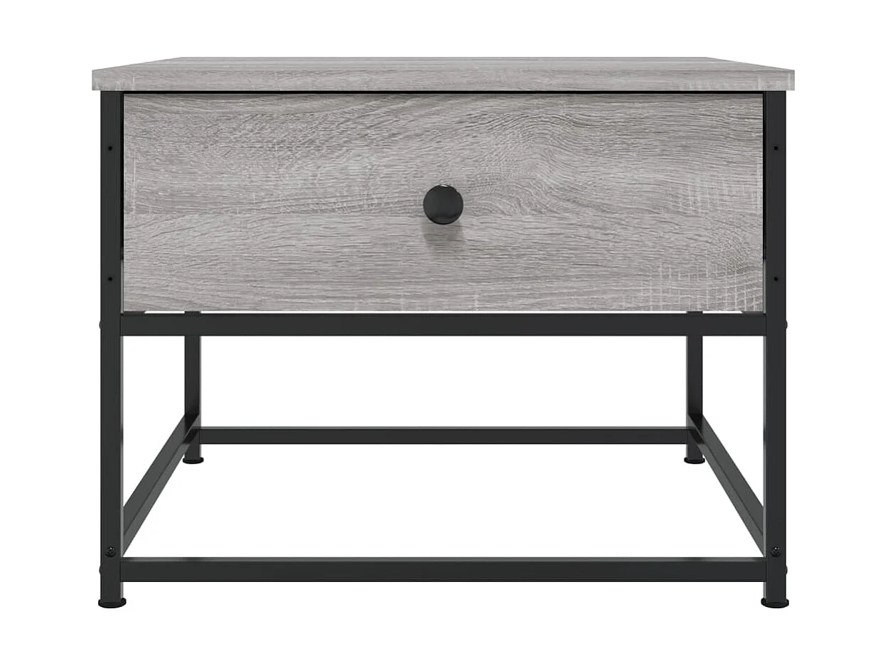 Couchtisch Beistelltisch Grau Sonoma 51x51x40 cm Holzwerkstoff -MN70346