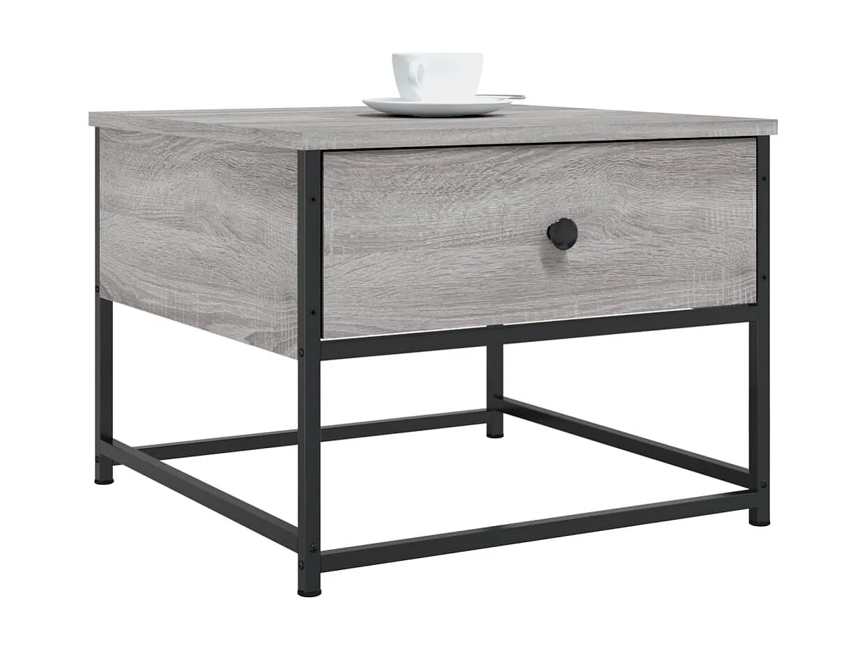 Couchtisch Beistelltisch Grau Sonoma 51x51x40 cm Holzwerkstoff -MN70346