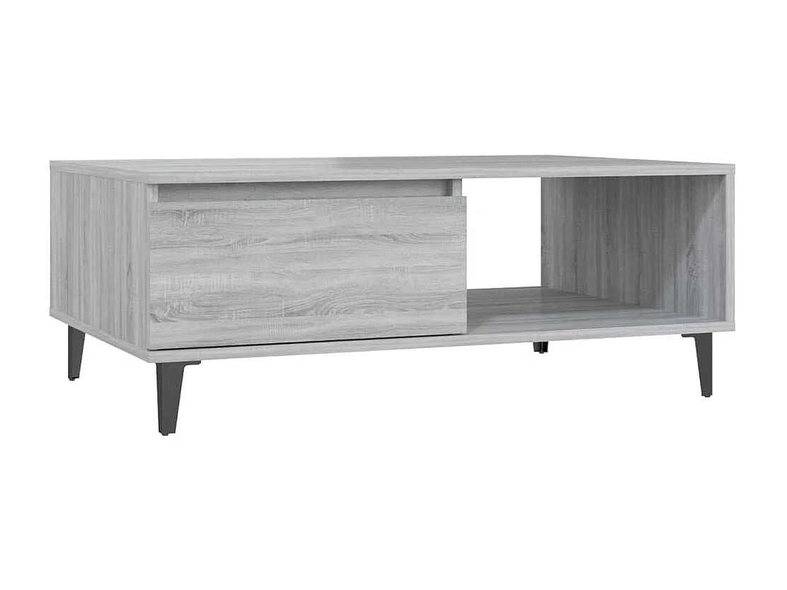 Couchtisch Beistelltisch Grau Sonoma 90x60x35 cm Holzwerkstoff -MN64785