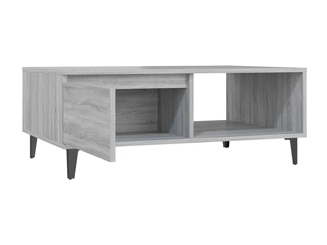 Couchtisch Beistelltisch Grau Sonoma 90x60x35 cm Holzwerkstoff -MN64785