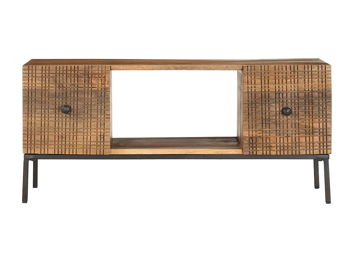 Couchtisch Beistelltisch 90×45×40 cm Massivholz Mango -MN64439