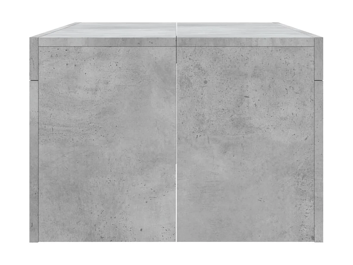 Couchtisch Beistelltisch Betongrau 102x50x36 cm Holzwerkstoff -MN70122