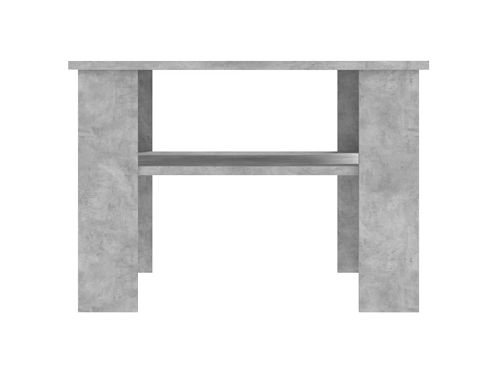 Couchtisch Beistelltisch Betongrau 60x60x42 cm Holzwerkstoff -MN23524