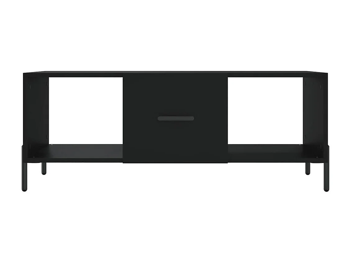 Couchtisch Beistelltisch Schwarz 102x50x40 cm Holzwerkstoff -MN40292