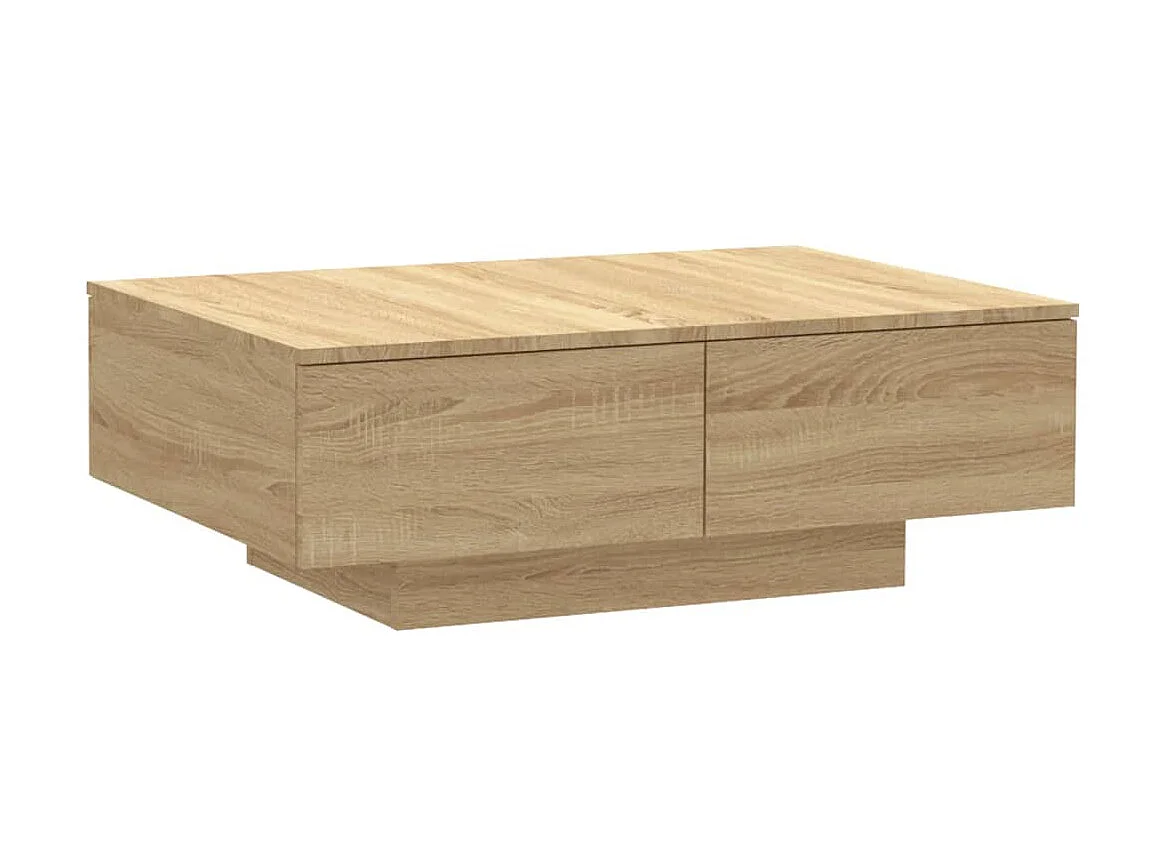 Couchtisch Beistelltisch Sonoma-Eiche 90x60x31 cm Holzwerkstoff -MN13034