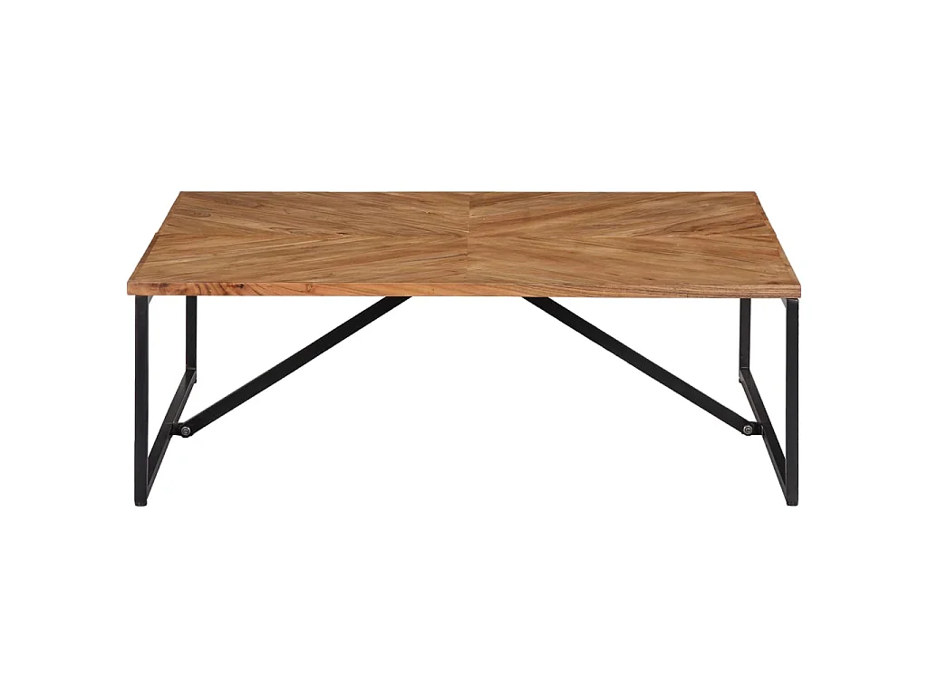 Couchtisch Beistelltisch 110 x 110 x 36 cm Massivholz Akazie -MN62033