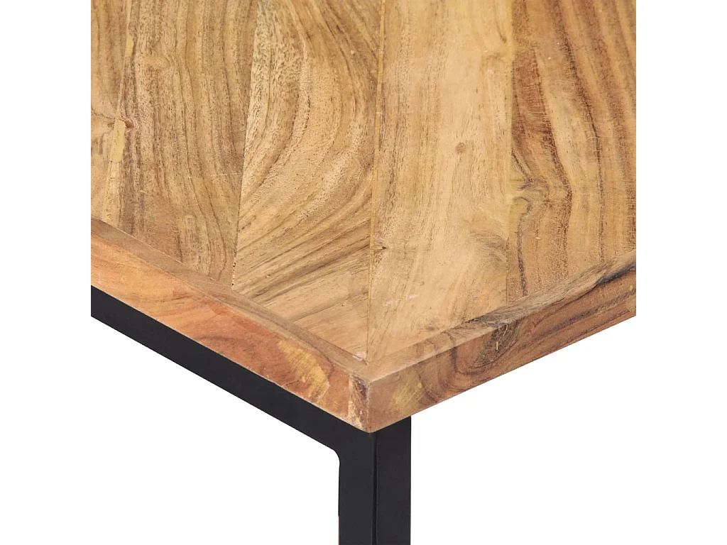 Couchtisch Beistelltisch 110 x 110 x 36 cm Massivholz Akazie -MN62033