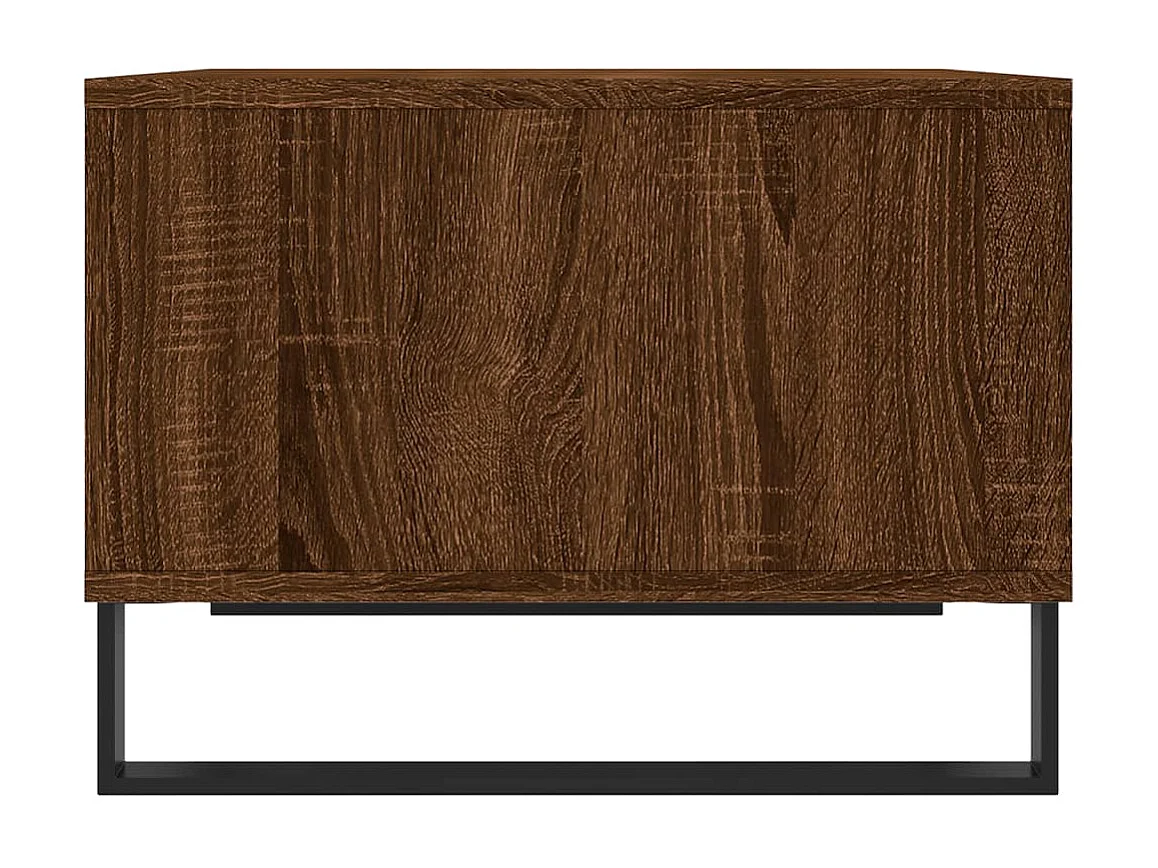Couchtisch Braun Beistelltisch Eichen-Optik 60x50x36,5 cm Holzwerkstoff -MN67727
