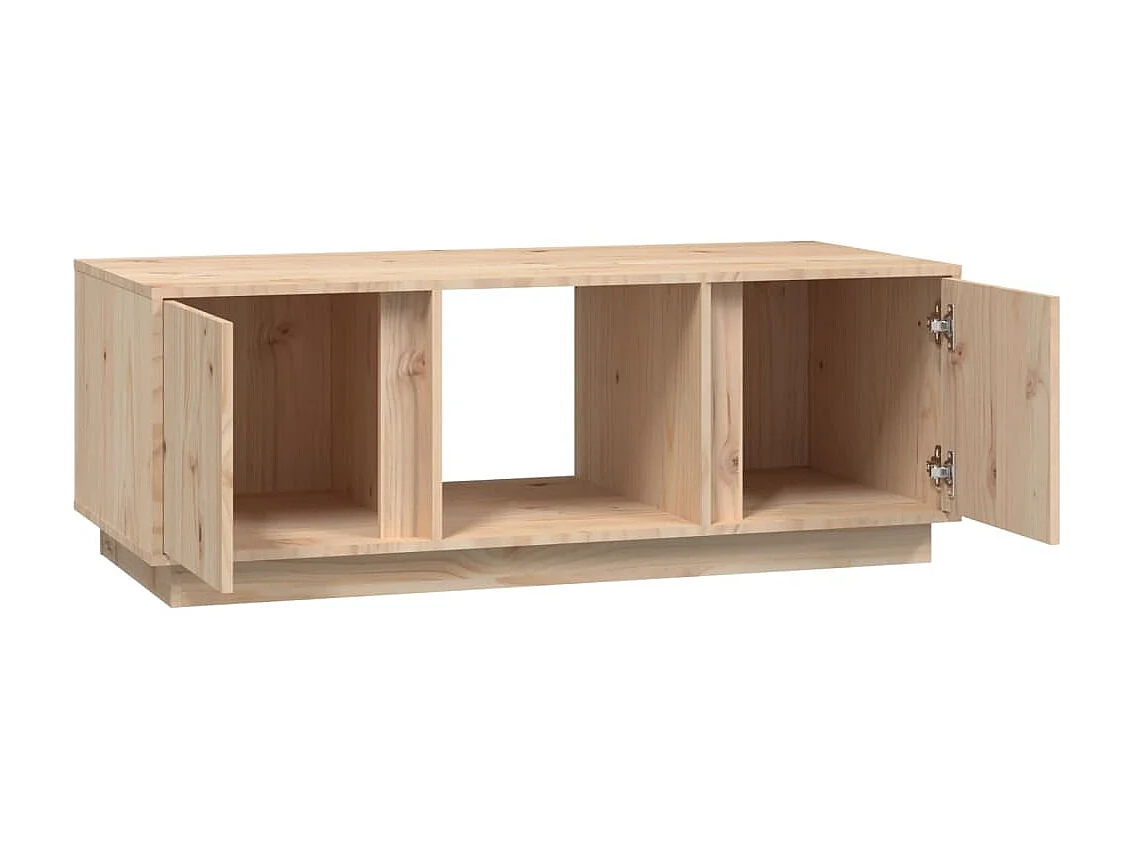 Couchtisch Beistelltisch 110x50x40 cm Massivholz Kiefer -MN93657