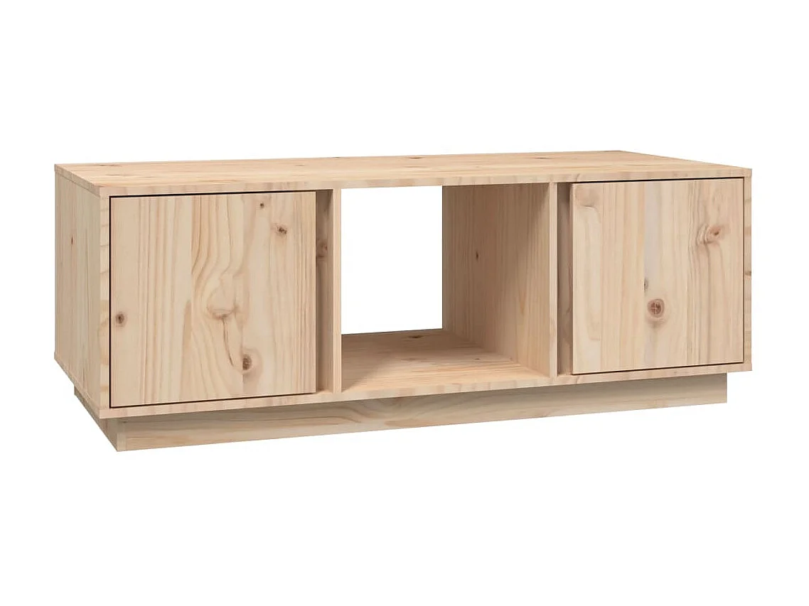 Couchtisch Beistelltisch 110x50x40 cm Massivholz Kiefer -MN93657