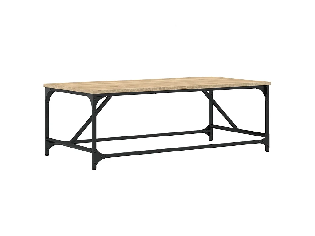 Couchtisch Beistelltisch Sonoma-Eiche 100x50x35 cm Holzwerkstoff -MN90049