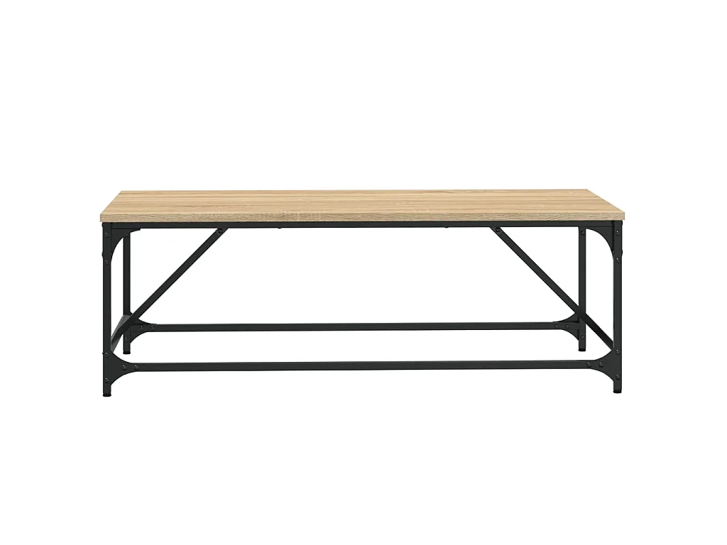 Couchtisch Beistelltisch Sonoma-Eiche 100x50x35 cm Holzwerkstoff -MN90049