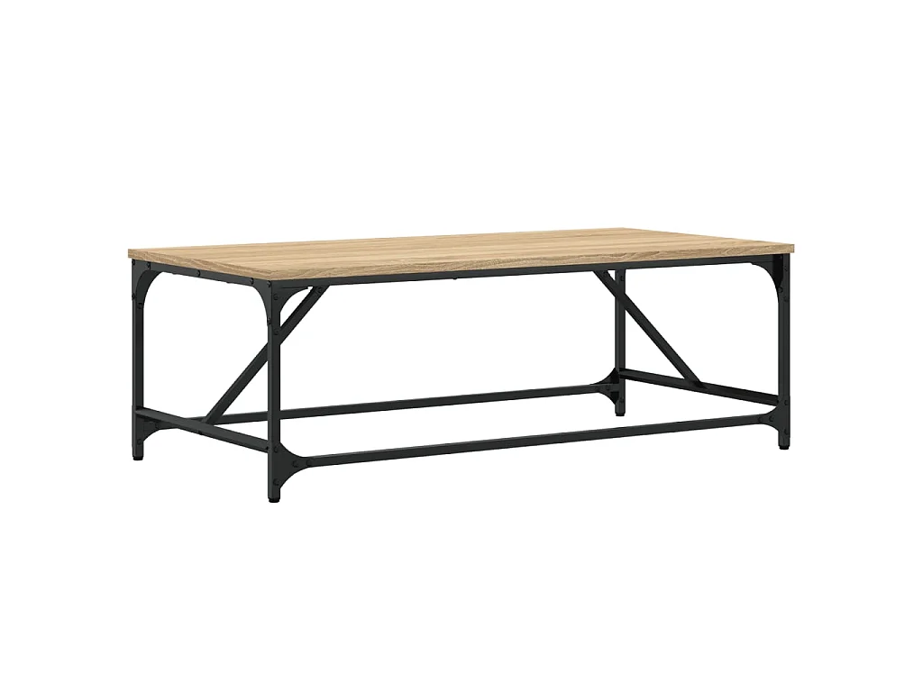 Couchtisch Beistelltisch Sonoma-Eiche 100x50x35 cm Holzwerkstoff -MN90049