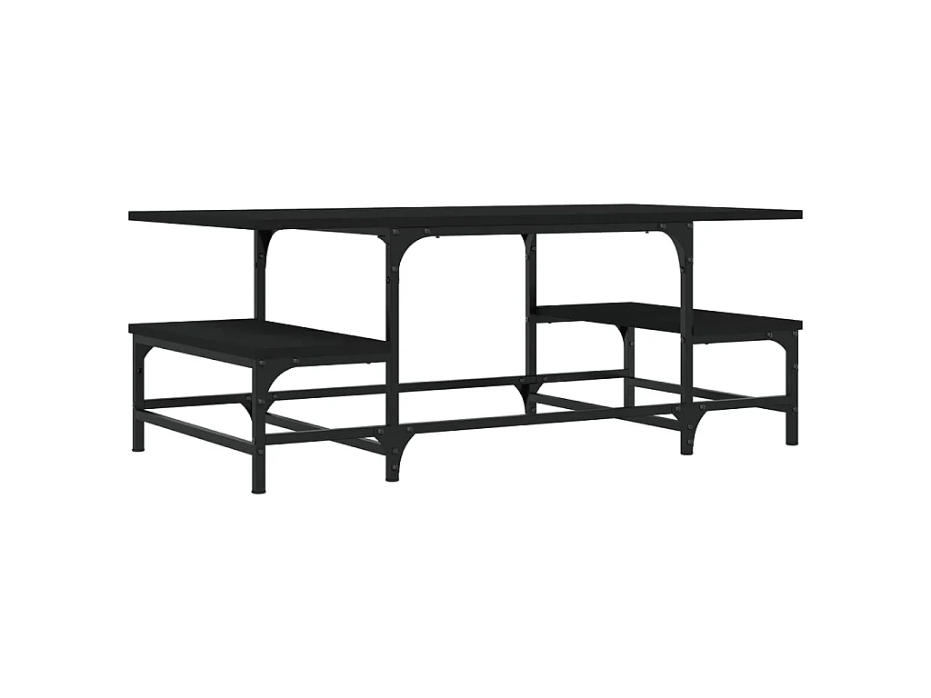 Couchtisch Beistelltisch Schwarz 100x50,5x40 cm Holzwerkstoff -MN99851