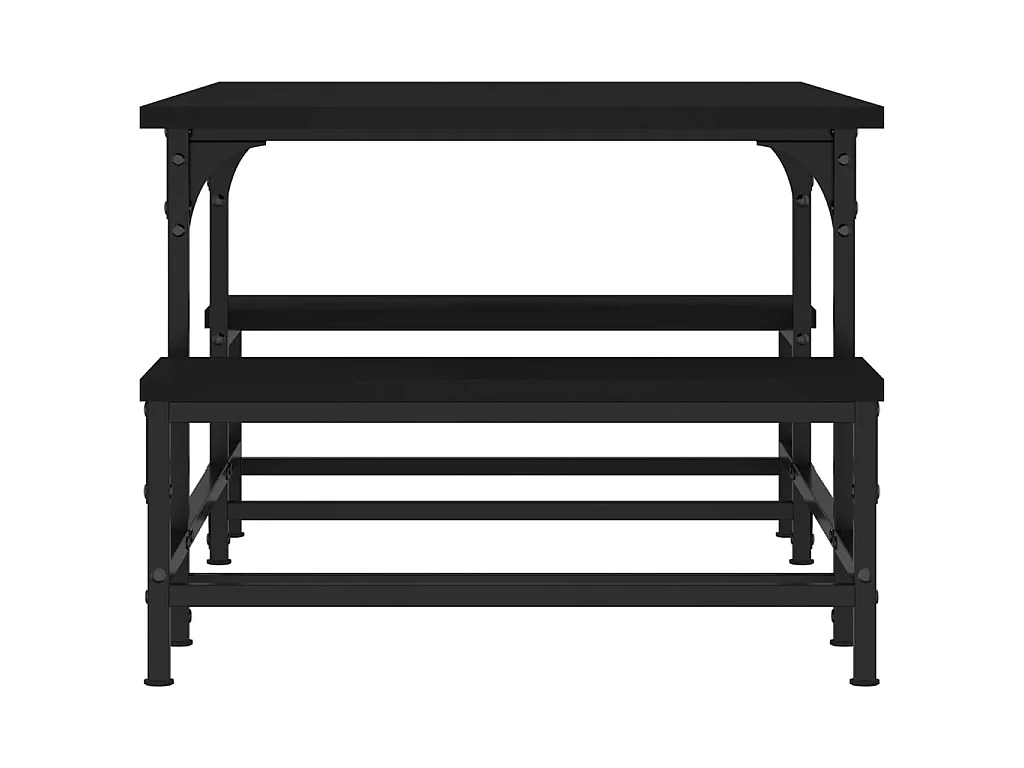 Couchtisch Beistelltisch Schwarz 100x50,5x40 cm Holzwerkstoff -MN99851