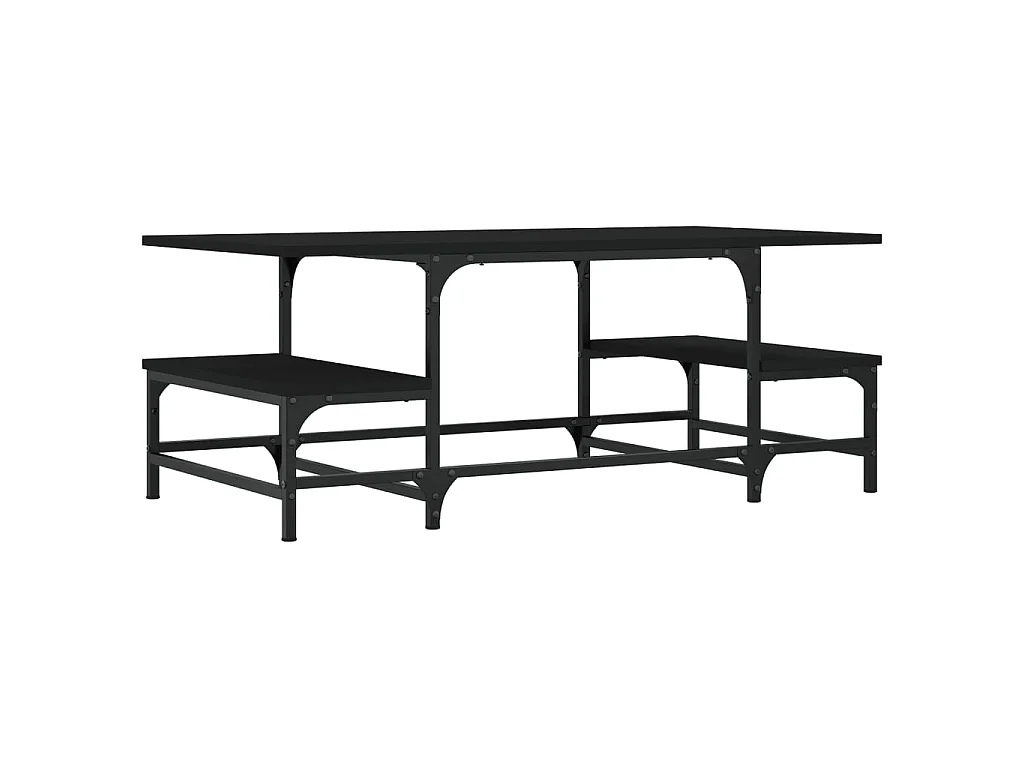 Couchtisch Beistelltisch Schwarz 100x50,5x40 cm Holzwerkstoff -MN99851