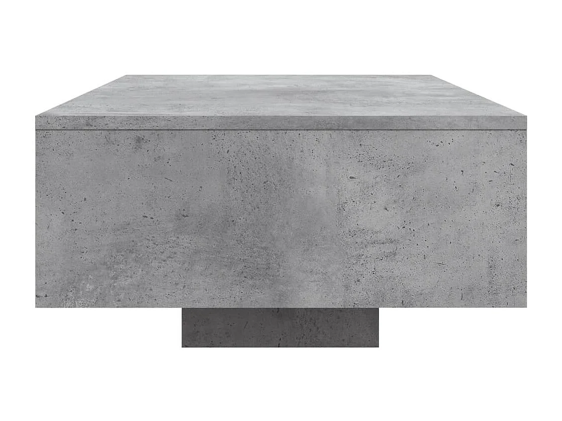 Couchtisch Beistelltisch mit LED-Leuchten Betongrau 85x55x31 cm -MN90376