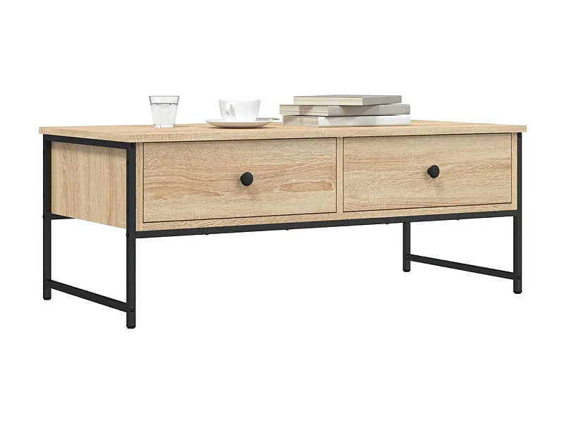 Couchtisch Beistelltisch Sonoma-Eiche 101x49x39,5 cm Holzwerkstoff -MN89002