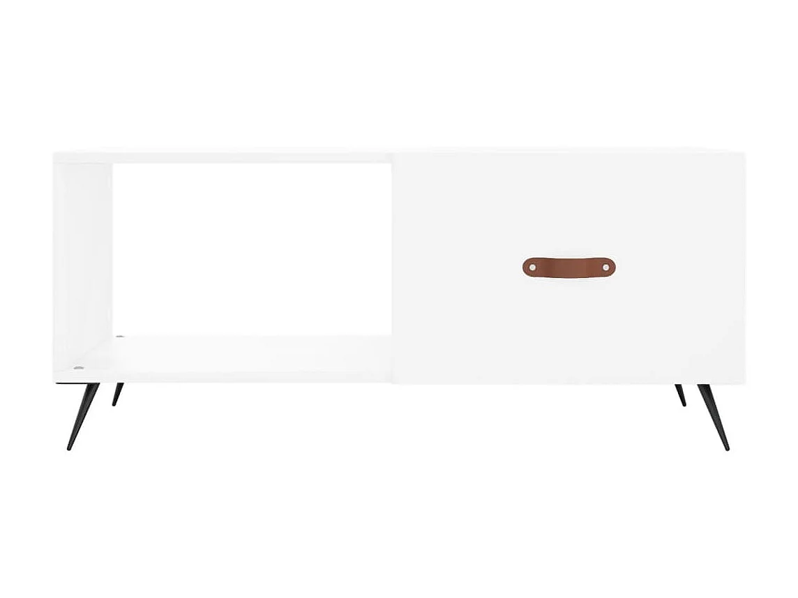 Couchtisch Beistelltisch Weiß 90x50x40 cm Holzwerkstoff -MN38906