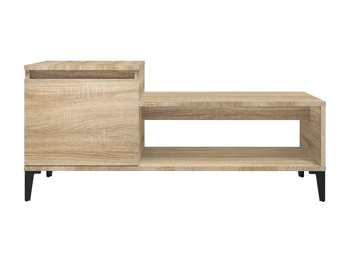 Couchtisch Beistelltisch Sonoma-Eiche 100x50x45 cm Holzwerkstoff -MN24080