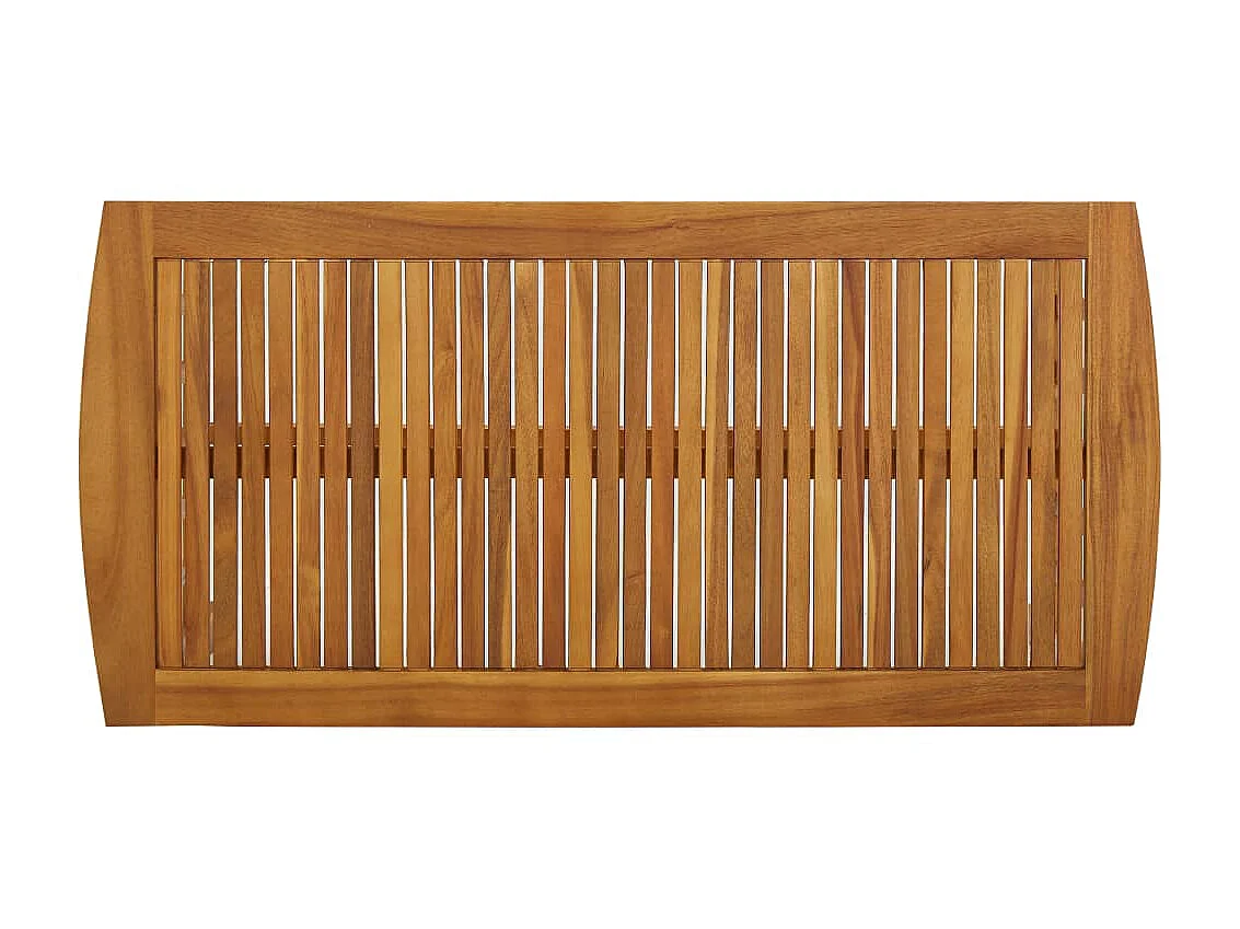 Couchtisch Beistelltisch 102x50x43 cm Massivholz Akazie -MN20381