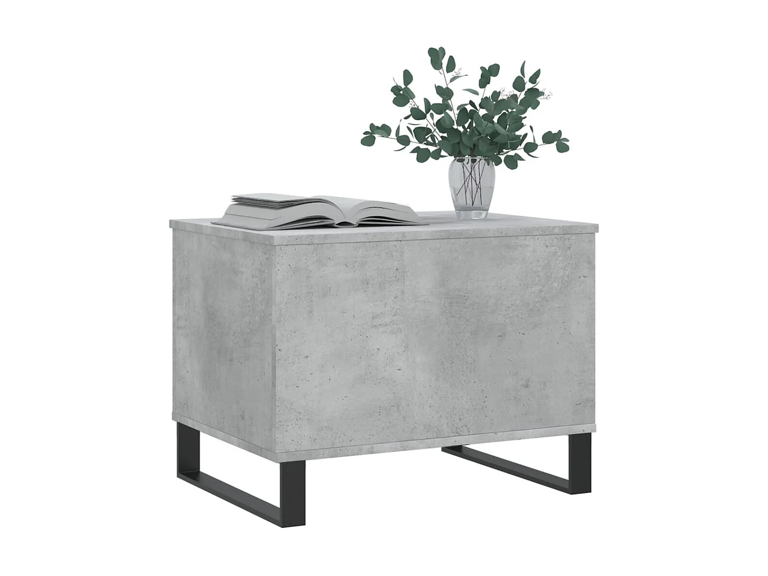 Couchtisch Beistelltisch Betongrau 60x44,5x45 cm Holzwerkstoff -MN41584