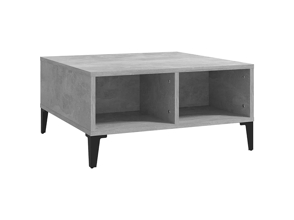 Couchtisch Beistelltisch Betongrau 60x60x30 cm Holzwerkstoff -MN53515