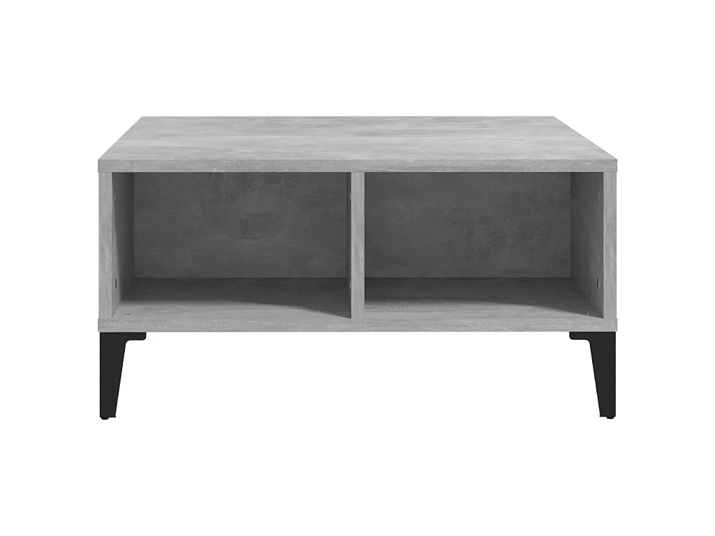 Couchtisch Beistelltisch Betongrau 60x60x30 cm Holzwerkstoff -MN53515