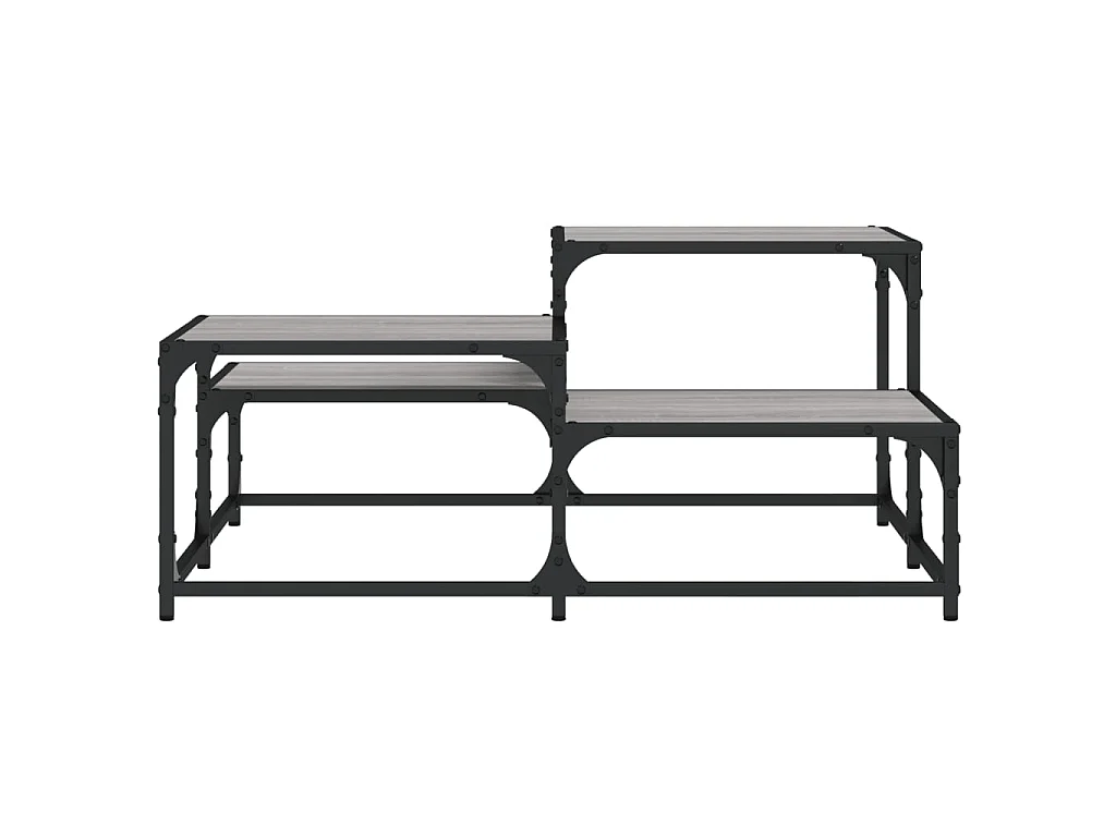 Couchtisch Beistelltisch Grau Sonoma 87,5x87,5x40 cm Holzwerkstoff -MN48780