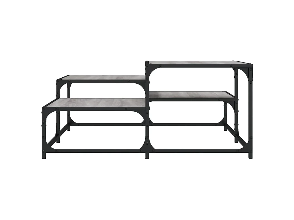 Couchtisch Beistelltisch Grau Sonoma 87,5x87,5x40 cm Holzwerkstoff -MN48780