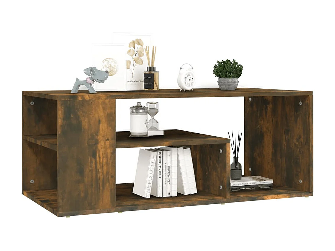 Couchtisch Beistelltisch Räuchereiche 100x50x40 cm Holzwerkstoff -MN60681