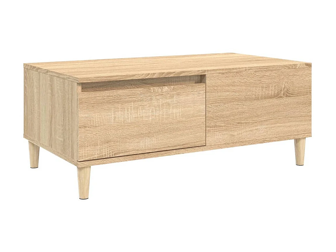 Couchtisch Beistelltisch Sonoma-Eiche 90x50x36,5 cm Holzwerkstoff -MN60415