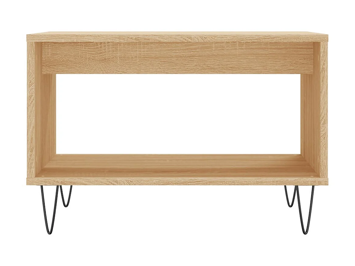 Couchtisch Beistelltisch Sonoma-Eiche 60x50x40 cm Holzwerkstoff -MN11296