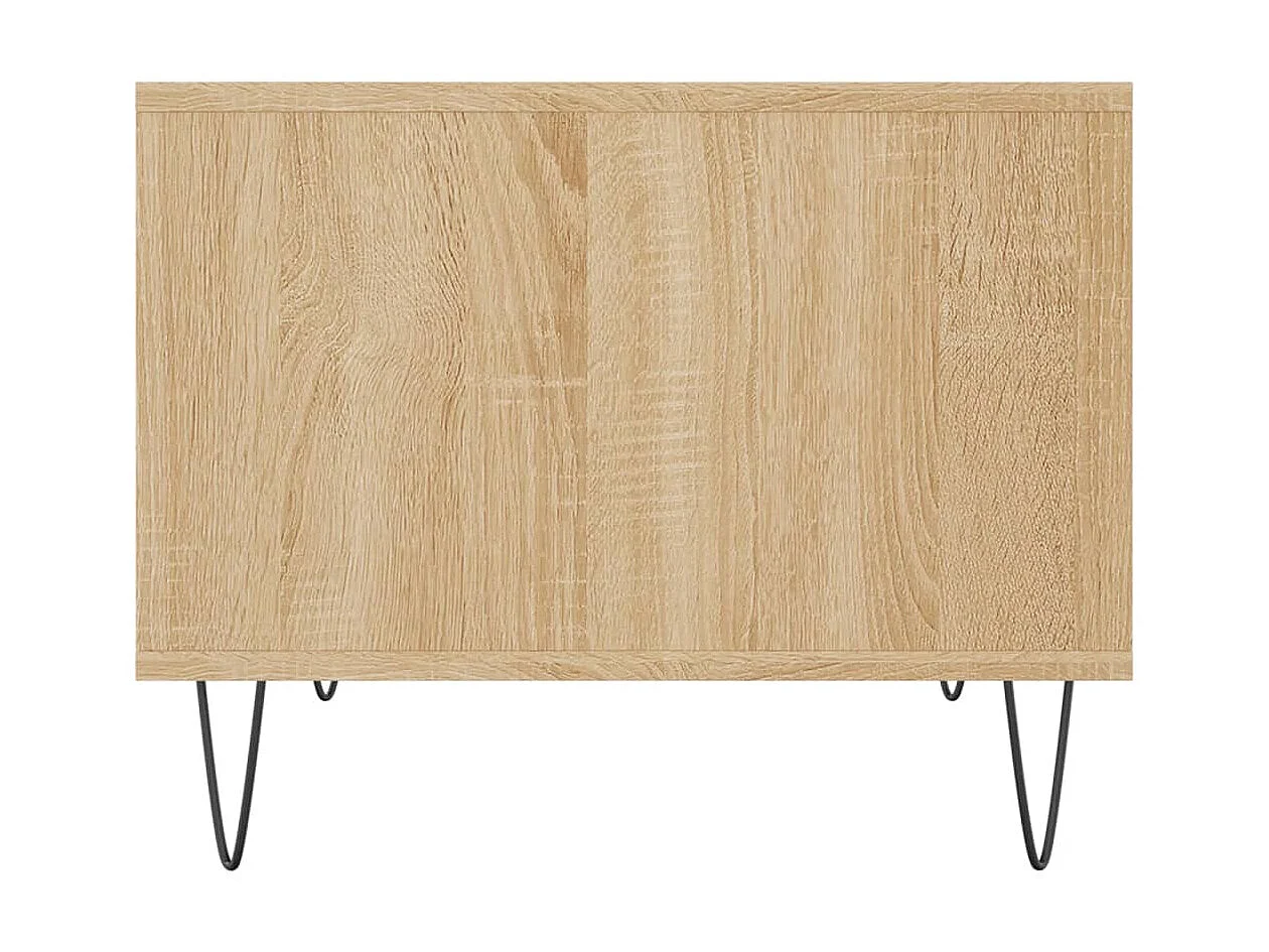 Couchtisch Beistelltisch Sonoma-Eiche 60x50x40 cm Holzwerkstoff -MN11296