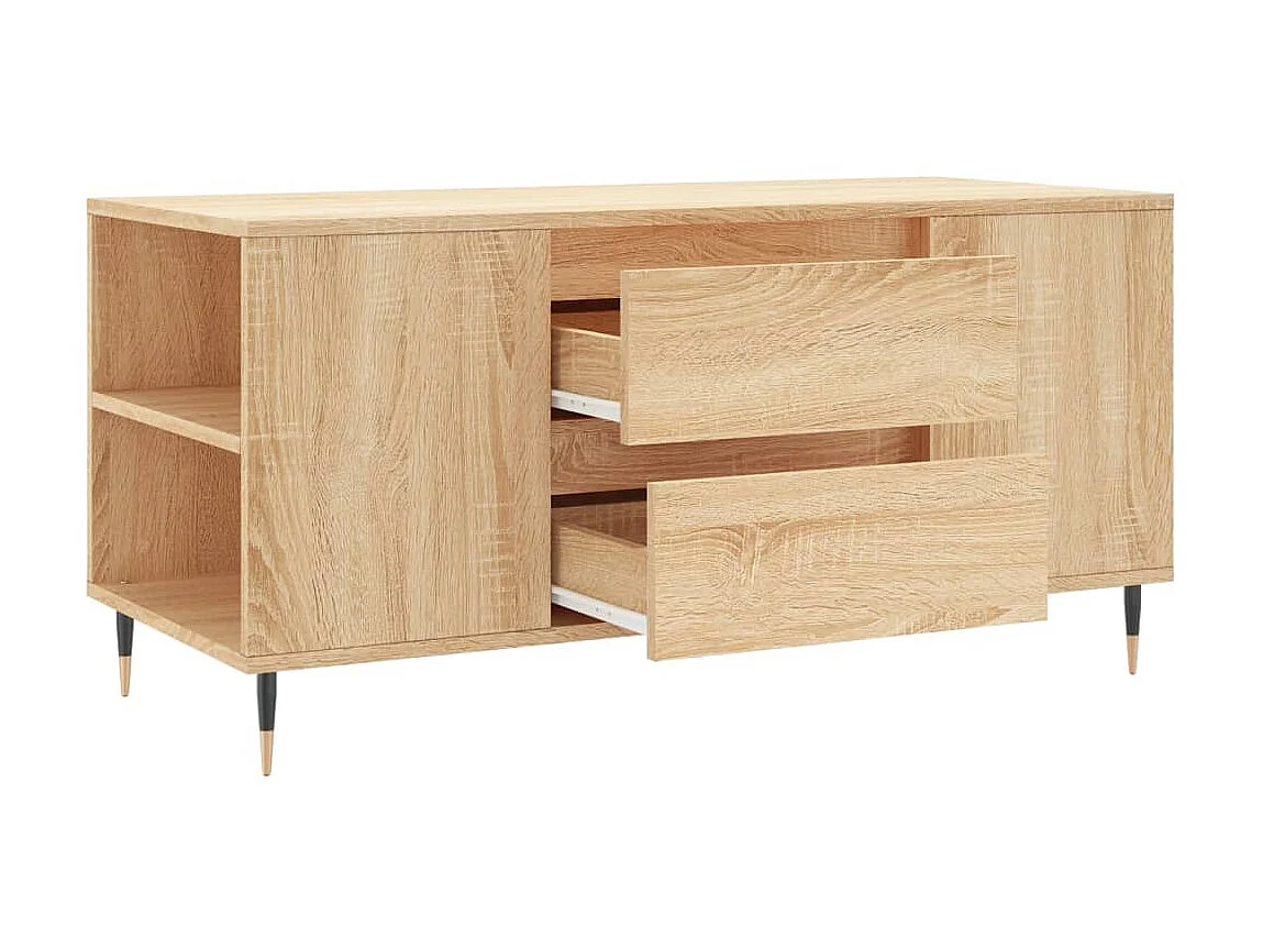 Couchtisch Beistelltisch Sonoma-Eiche 102x44,5x50 cm Holzwerkstoff -MN14109