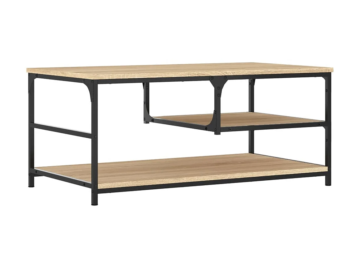 Couchtisch Beistelltisch Sonoma-Eiche 90x49x40 cm Holzwerkstoff -MN19228