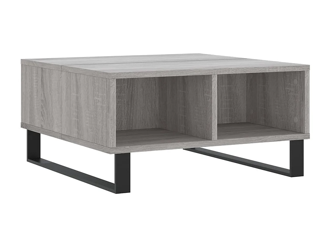 Couchtisch Beistelltisch Grau Sonoma 60x60x30 cm Holzwerkstoff -MN41160