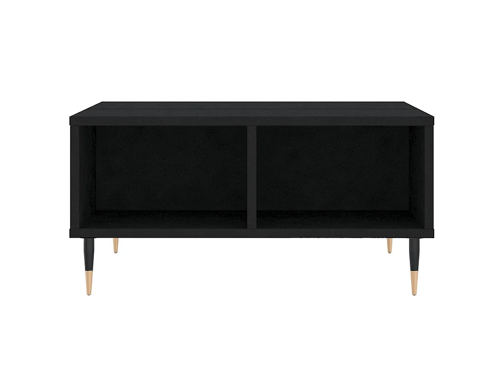 Couchtisch Beistelltisch Schwarz 60x60x30 cm Holzwerkstoff -MN53627