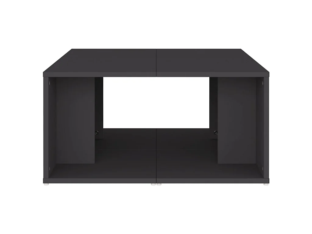 4er-Set Couchtische Beistelltisch Grau 33x33x33 cm Holzwerkstoff -MN76358