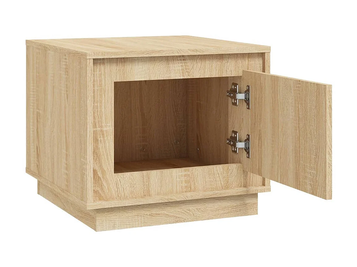 Couchtisch Beistelltisch Sonoma-Eiche 51x50x44 cm Holzwerkstoff -MN75290