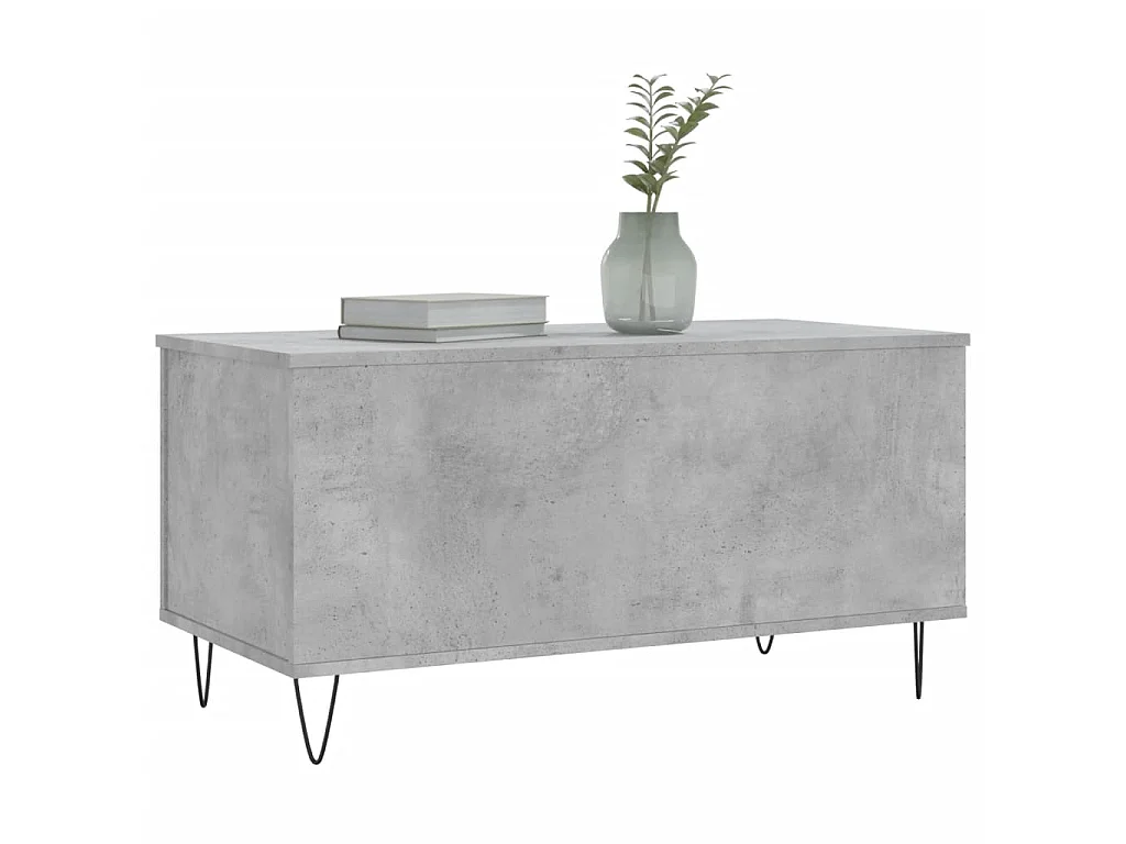 Couchtisch Beistelltisch Betongrau 90x44,5x45 cm Holzwerkstoff -MN87350
