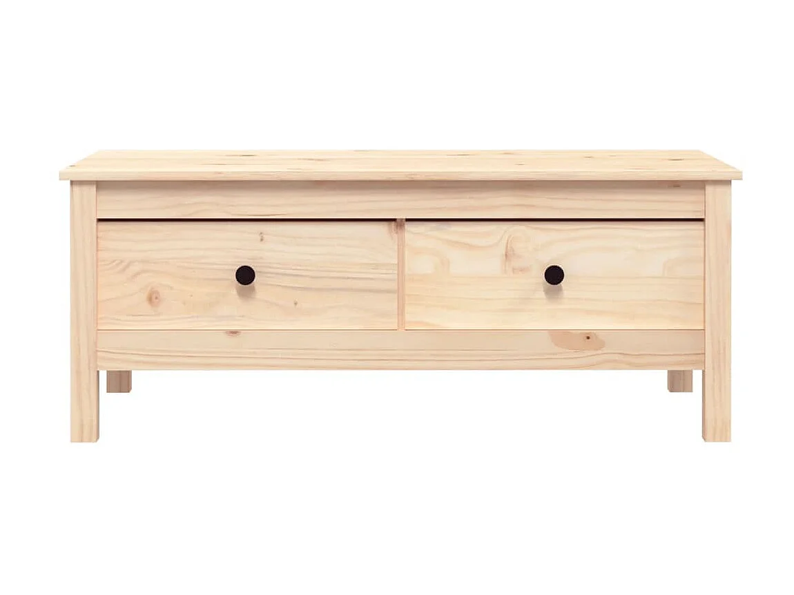 Couchtisch Beistelltisch 100x50x40 cm Massivholz Kiefer -MN19108