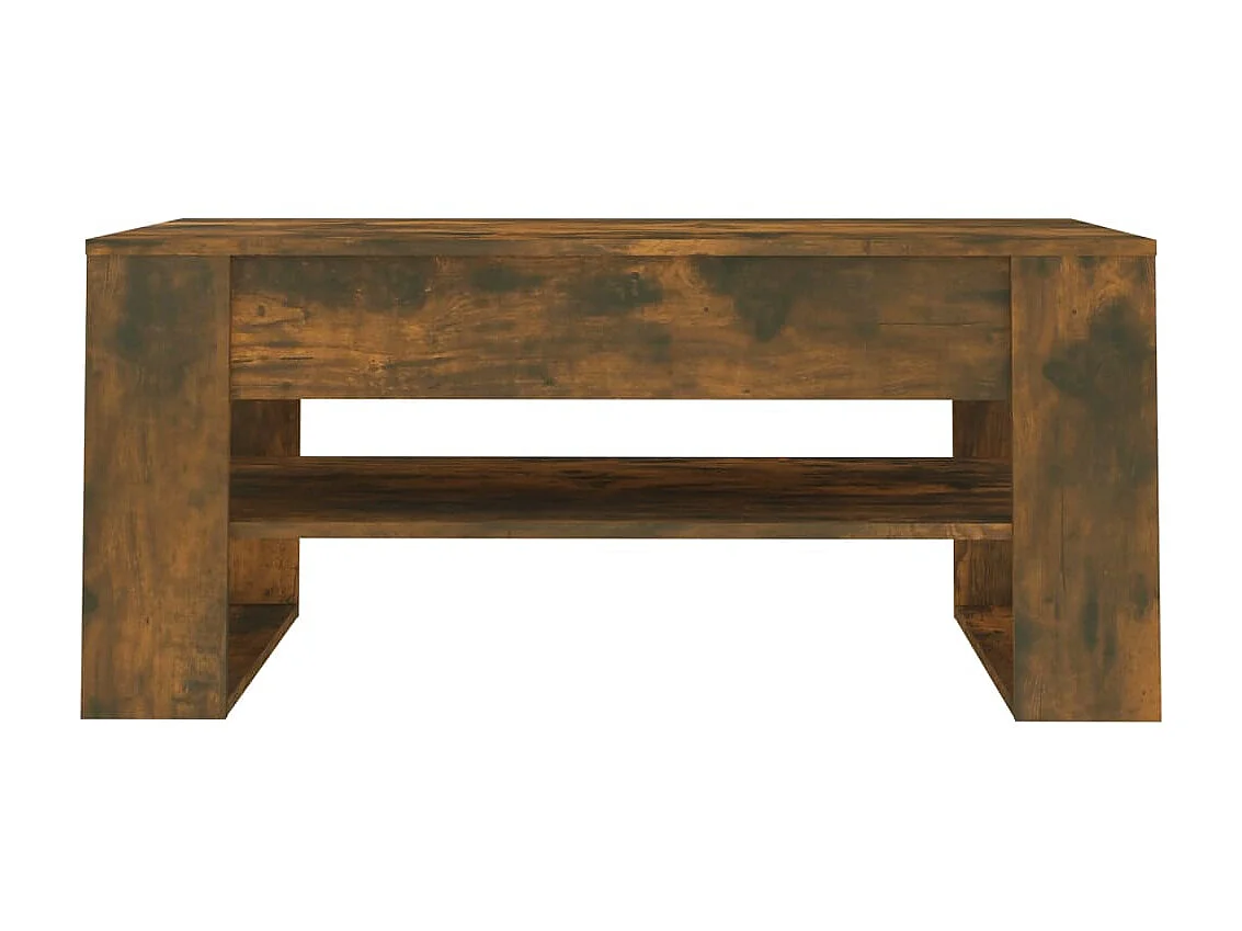 Couchtisch Beistelltisch Räuchereiche 102x55x45 cm Holzwerkstoff -MN11750
