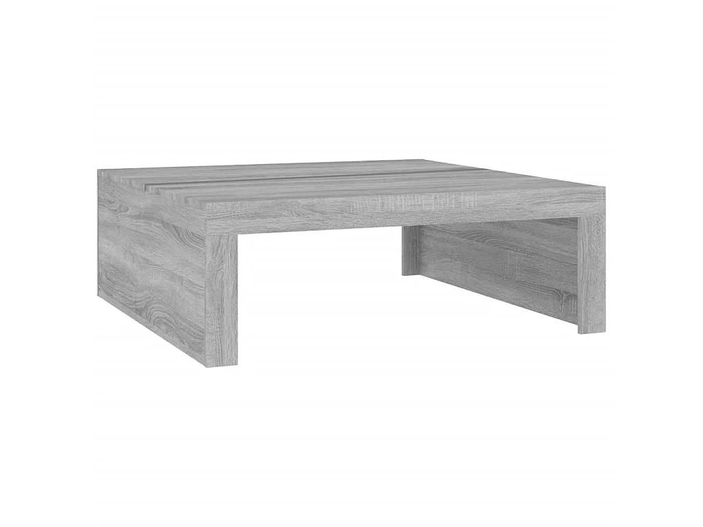 Couchtisch Beistelltisch Grau Sonoma 100x100x35 cm Holzwerkstoff -MN57357