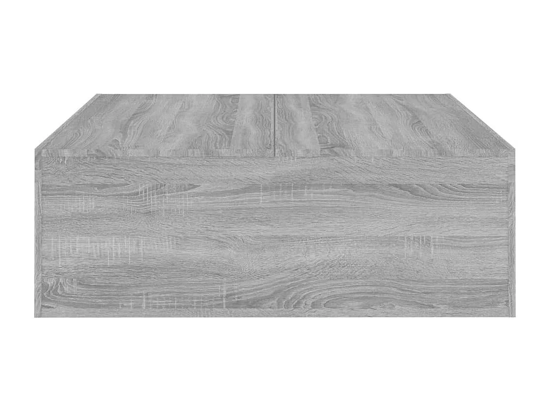 Couchtisch Beistelltisch Grau Sonoma 100x100x35 cm Holzwerkstoff -MN57357
