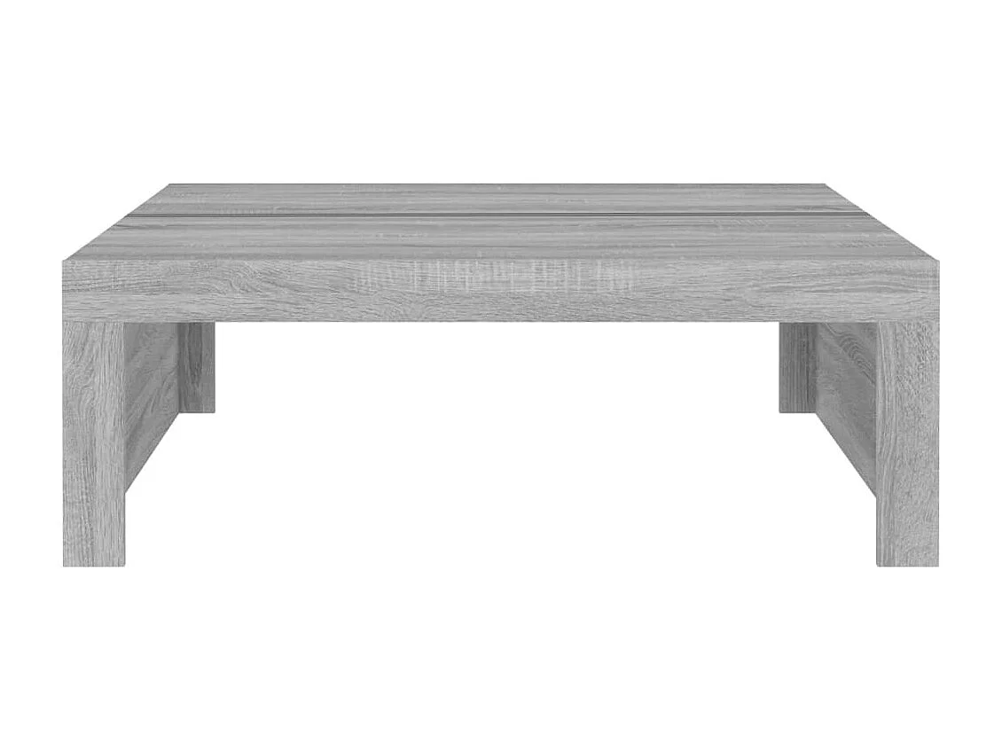Couchtisch Beistelltisch Grau Sonoma 100x100x35 cm Holzwerkstoff -MN57357