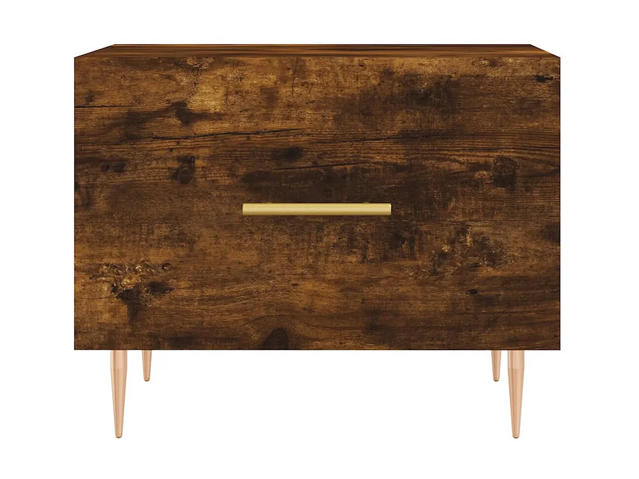 2er-Set Couchtische Beistelltisch Räuchereiche 50x50x40 cm Holzwerkstoff -MN52697