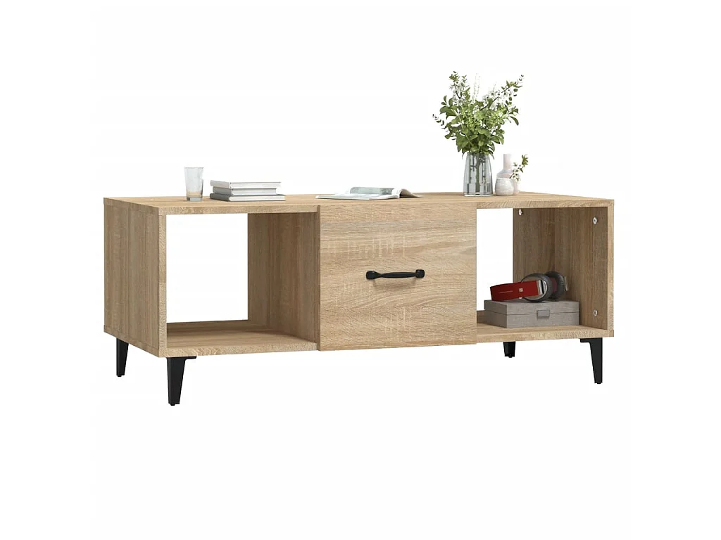 Couchtisch Beistelltisch Sonoma-Eiche 102x50x40 cm Holzwerkstoff -MN60110